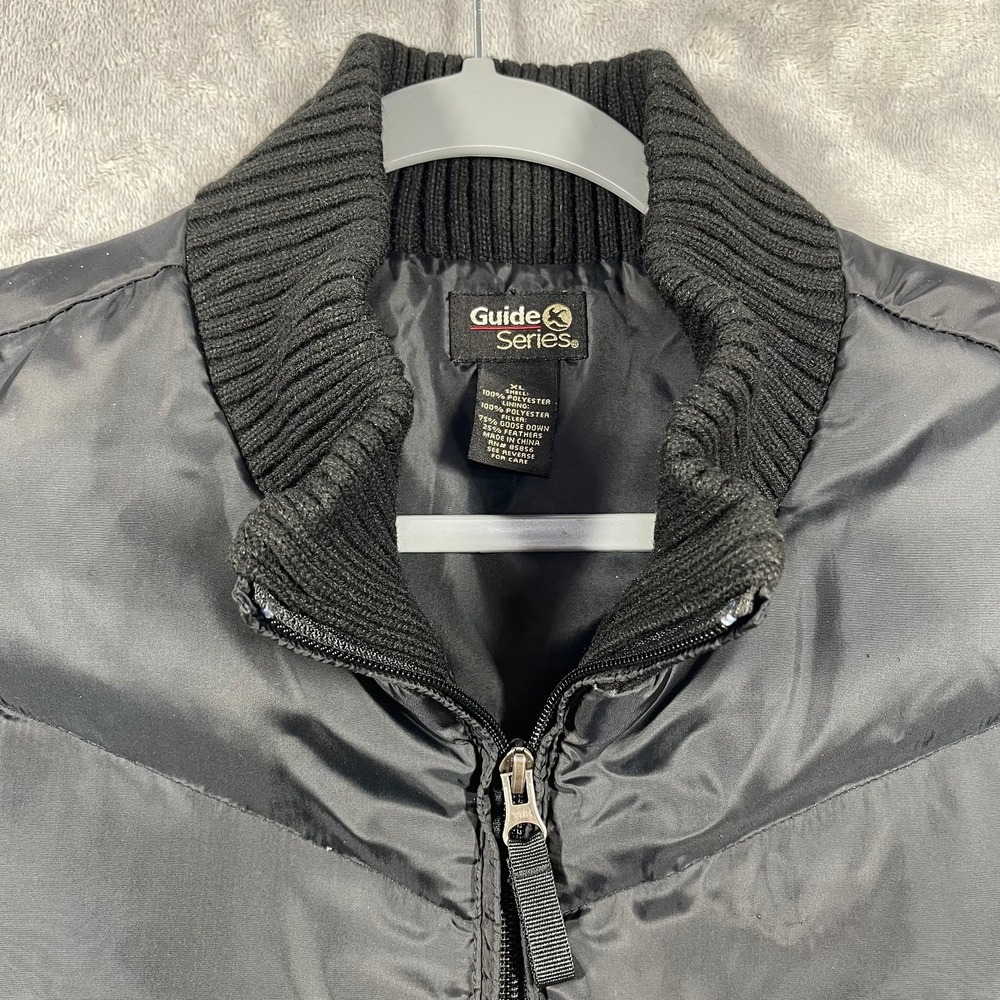 Guide Series Puffer Vest Women's XL Black Quilted Zip Up Sleeveless Down Blend - Picture 7 of 8